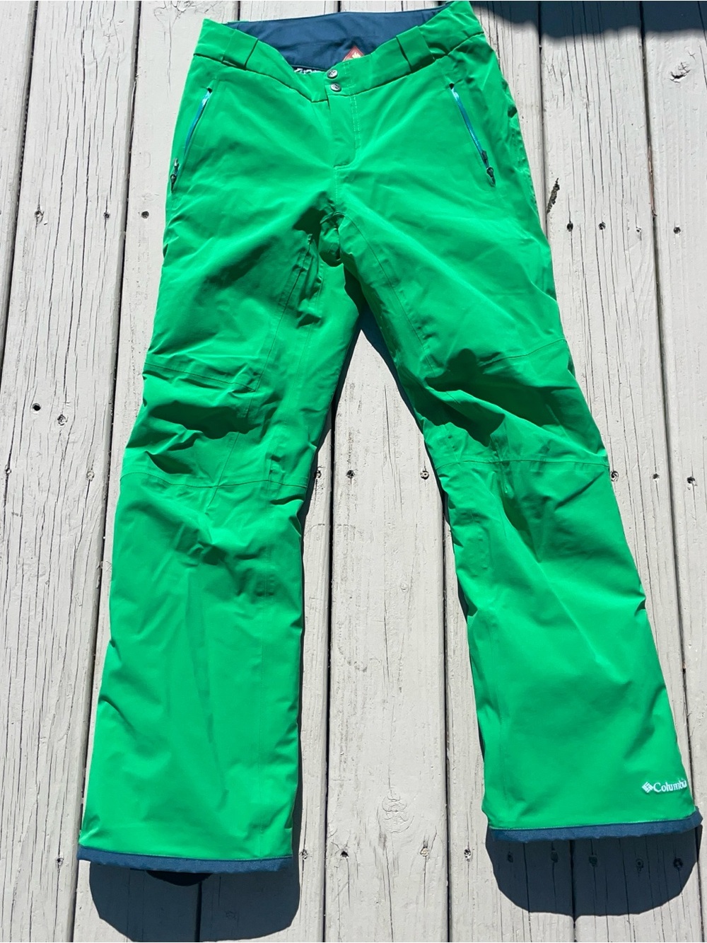 Columbia SZ.M Bright Green Snow Joggers-insulted- Omni Heat